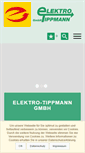 Mobile Screenshot of elektro-tippmann.de